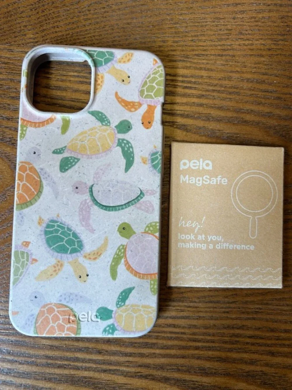 Pela iPhone 14 Case + NEW MagSafe Ring - Sea Turtle